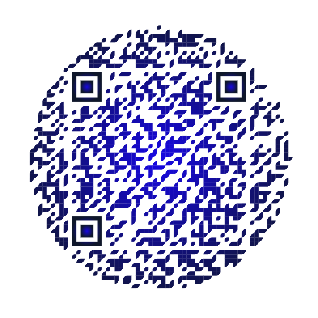 QR Em toda a sua marca, exportado do editor do MelodyQR