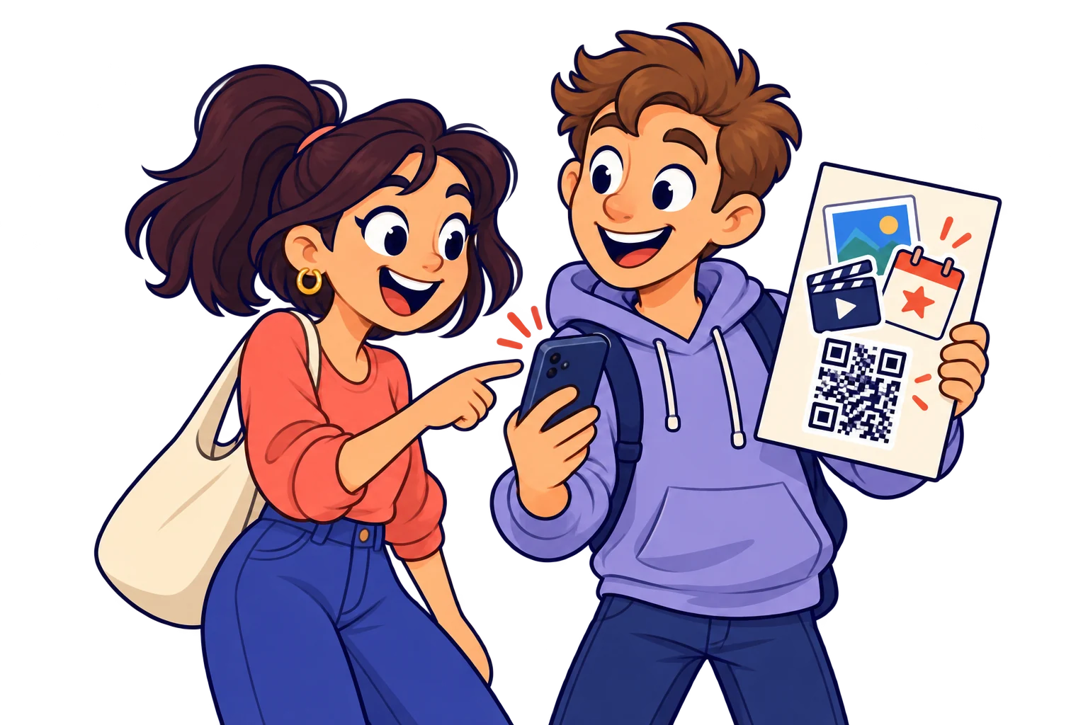 After the event. Change the destination to recordings, photos or the next date. Keep printed material useful beyond the day.