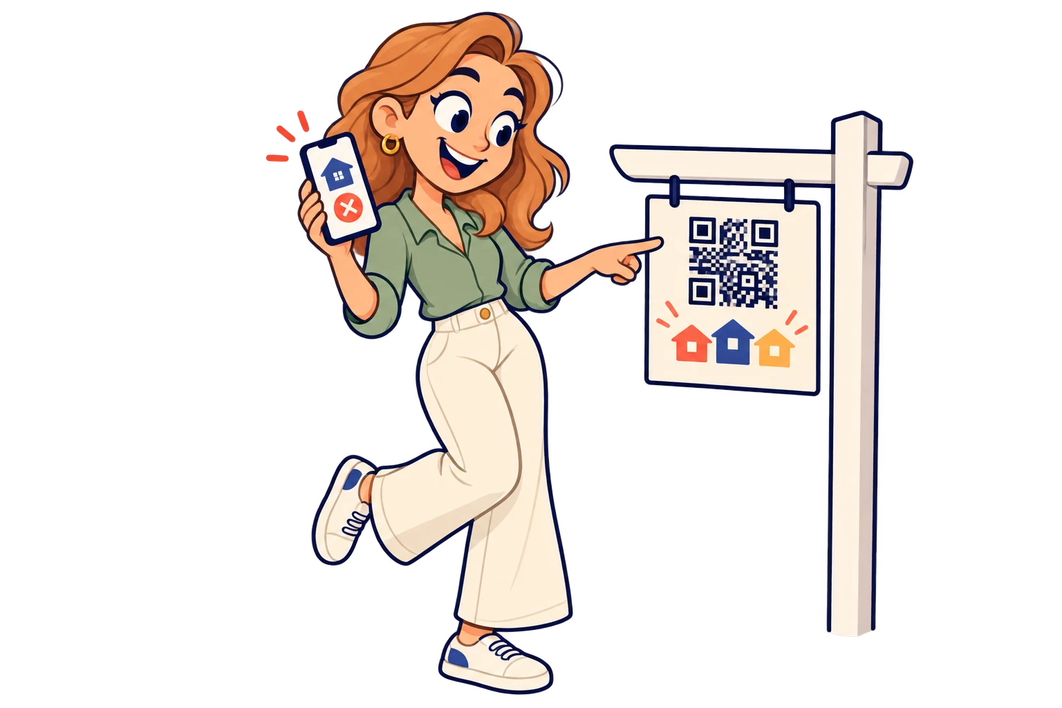 Cuando cambia la disponibilidad. Cuando vendas una propiedad, llevá el mismo cartel genérico a la siguiente y cambiá el destino del QR por su ficha y fotos. Ahorrá en impresiones; si el cartel incluye dirección o precio, actualizá también esos datos impresos.