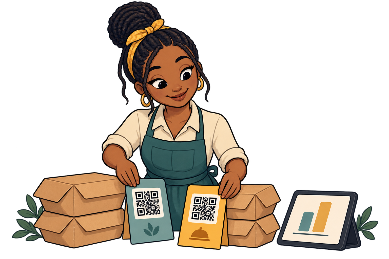 Em cartões no delivery. Dê a cada modelo um SmartLink para seu site de pedidos. Compare acessos com volumes de distribuição semelhantes para escolher a mensagem da próxima tiragem.