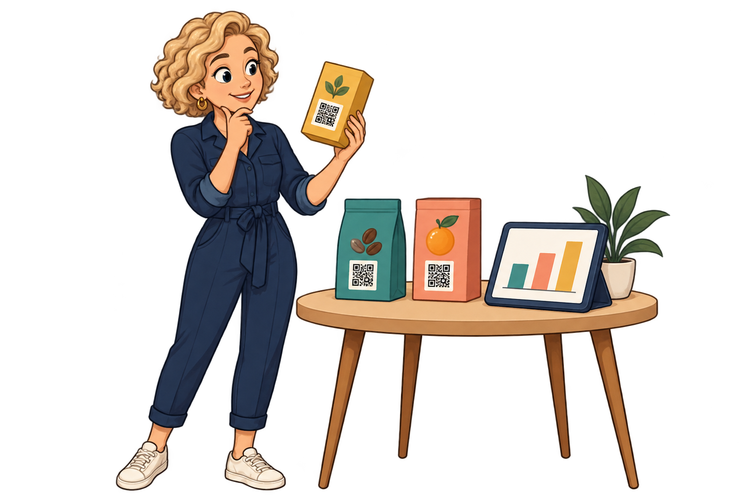 Across product lines. Give each line its own SmartLink to instructions or recipes. Compare scans alongside units distributed to decide which guides deserve more attention.